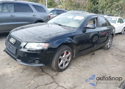 2009 Audi A4 2.0T Premium from USA, damaged, VIN WAULF78K29N009774